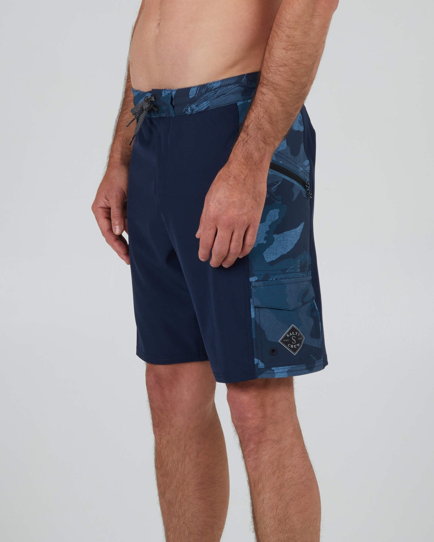 Salty Crew Men - Transom Utility Boardshort - Blue Camo