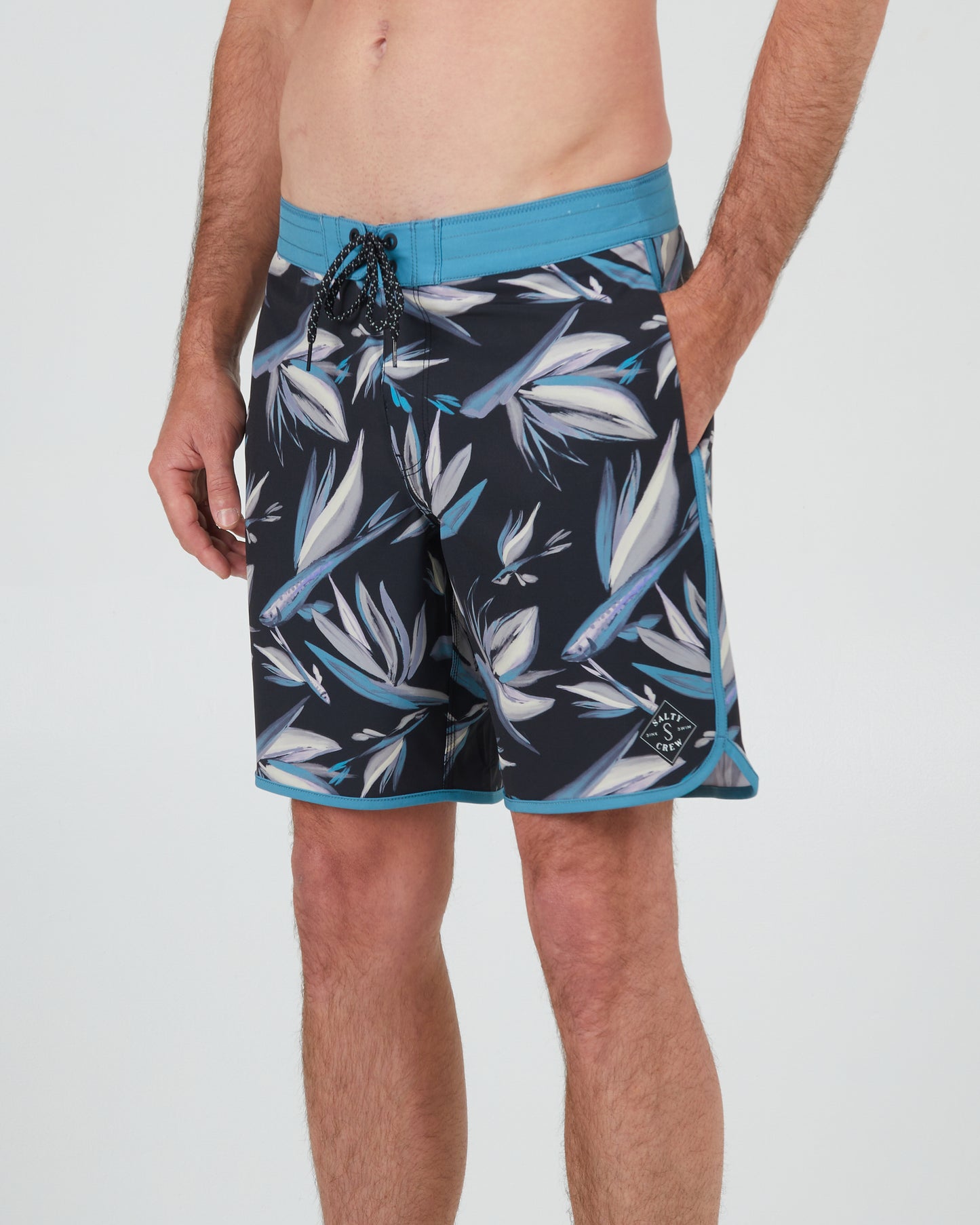 Breaker Boardshort - Black Blue