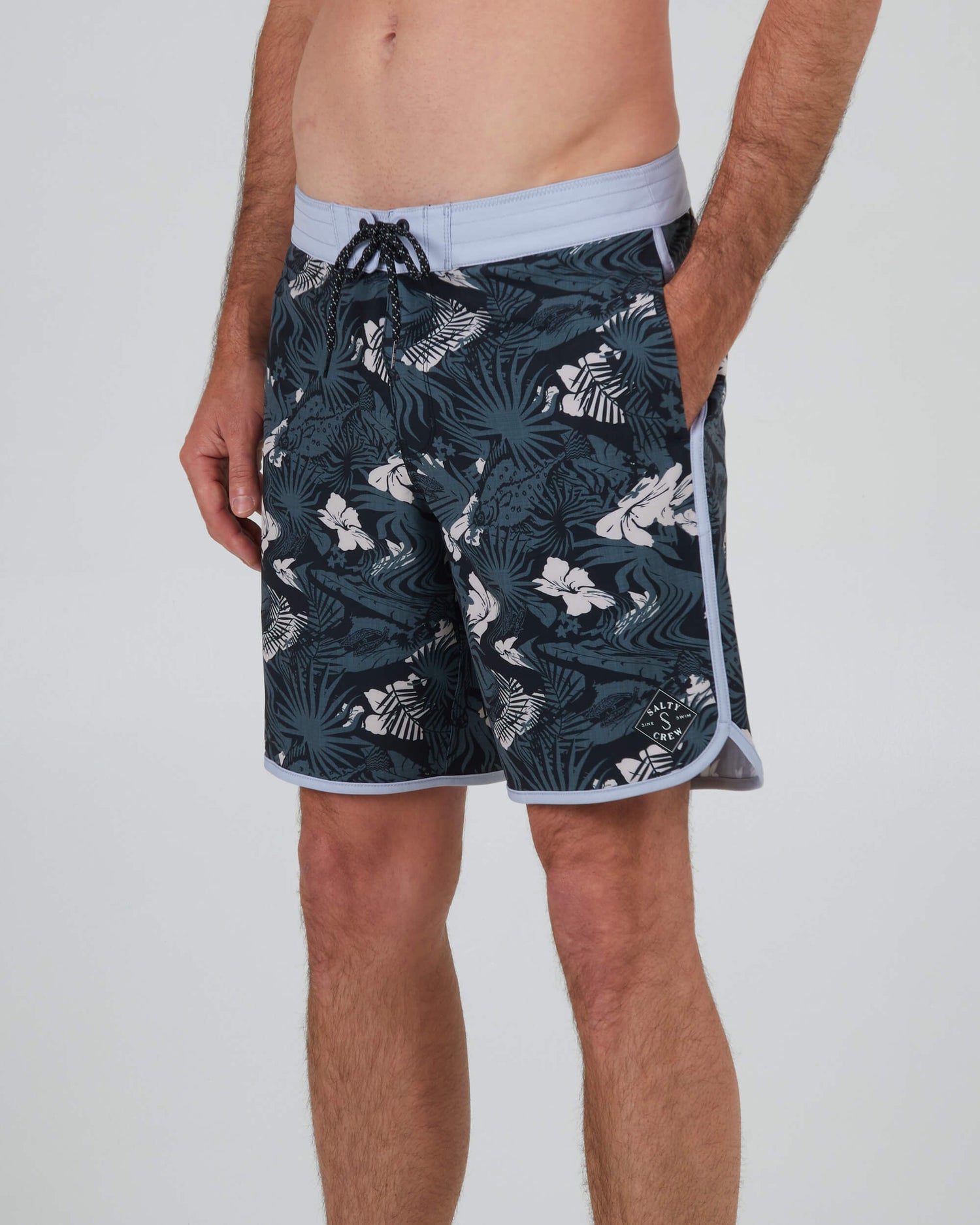 Salty Crew Men - Breaker Boardshort - Black Grey