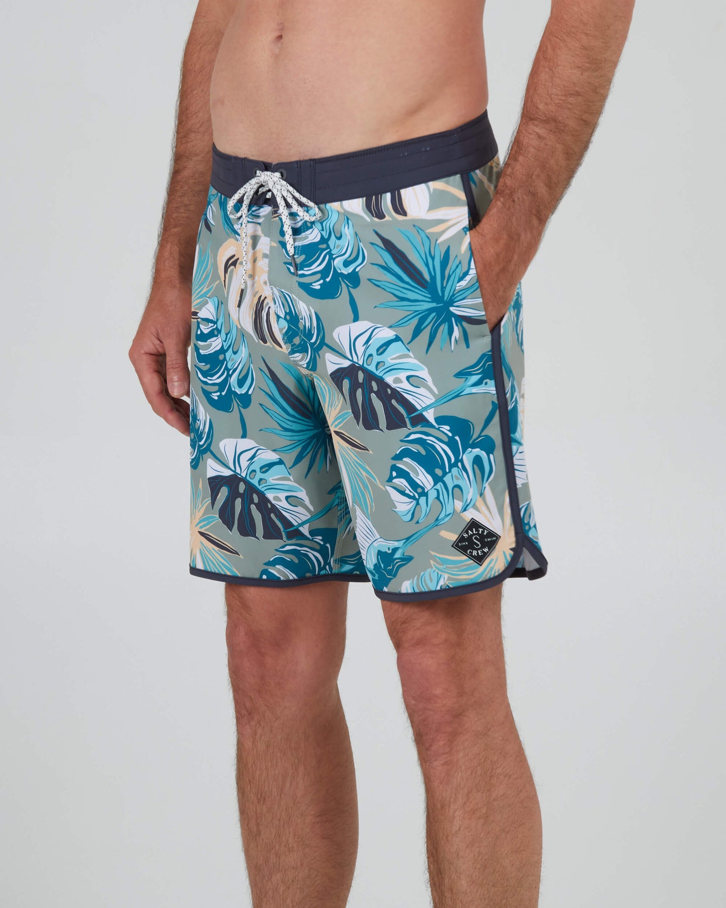 Salty Crew Men - Breaker Boardshort - Dusty Sage