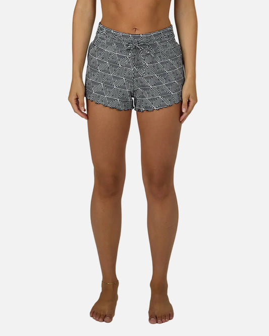Sailing Geo Swim Short - Dark Navy