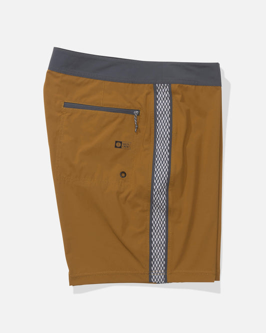Channel Apex Boardshort - Bronze Brown
