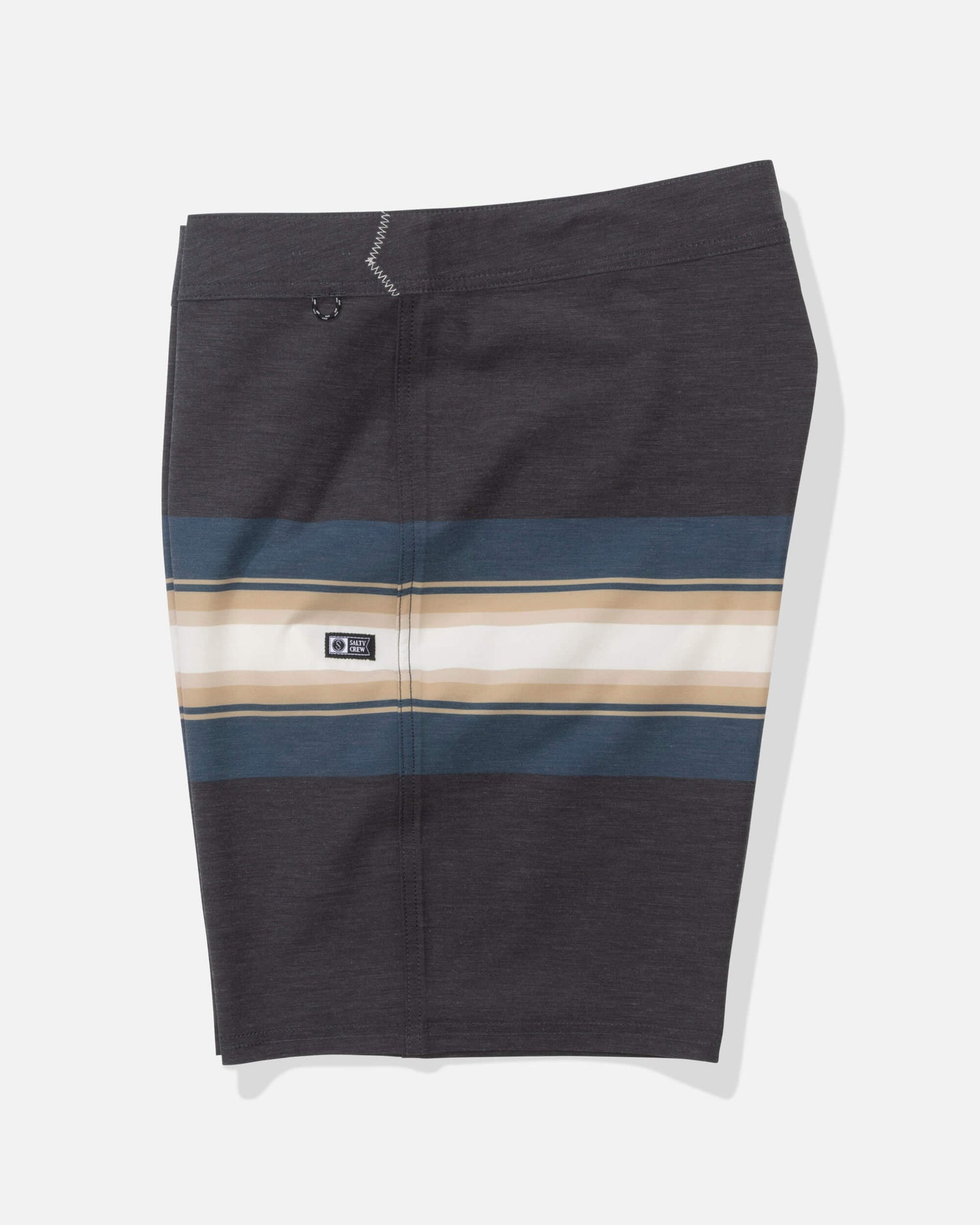 Crew Stripe Boardshort - Pirate Black