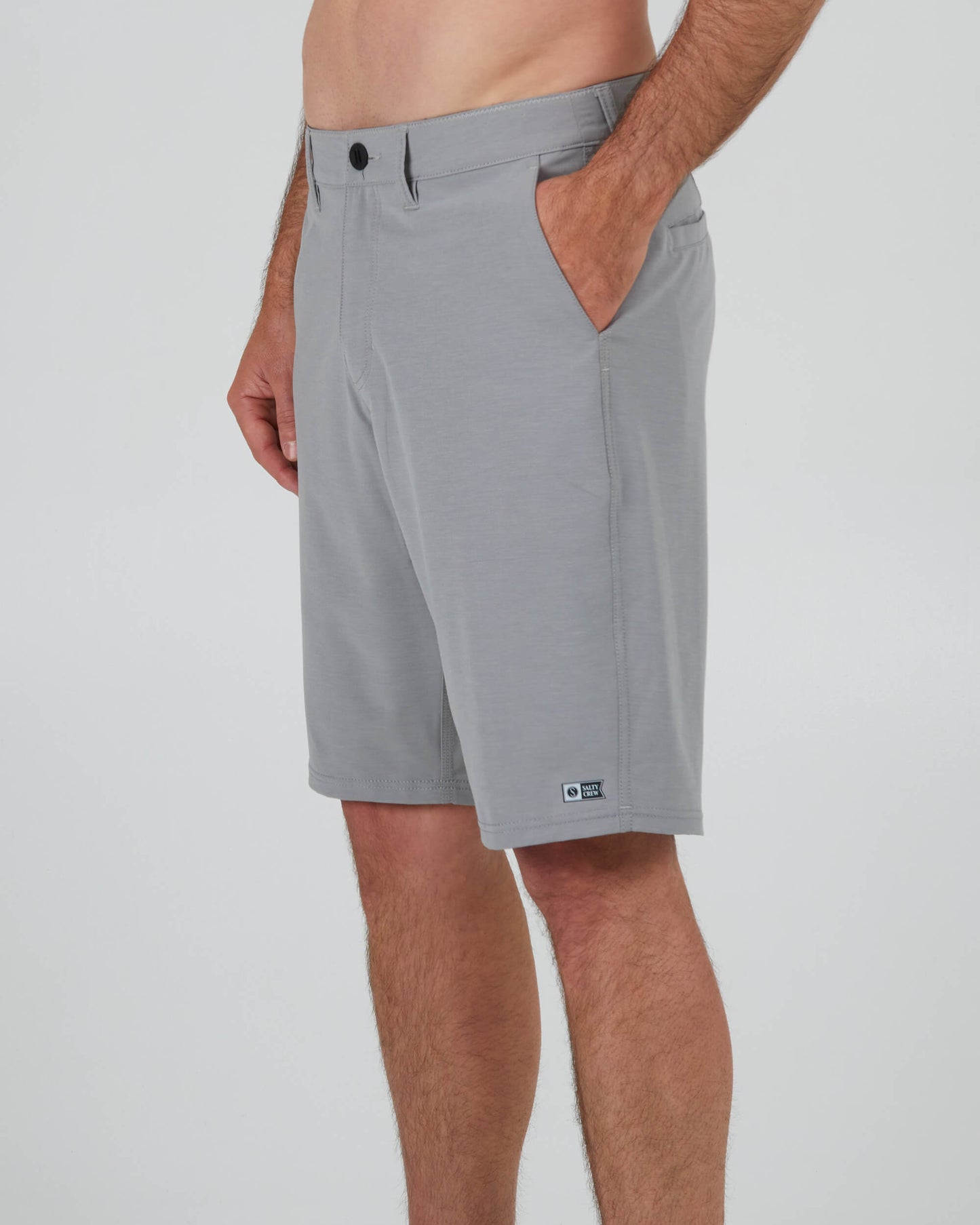 Salty Crew Men - Drifter 2 Solid Hybrid Short - Grey