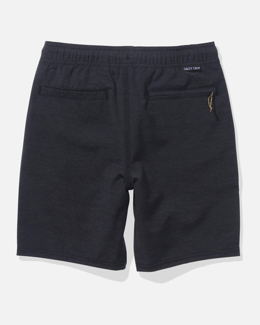Salty crew SHORTS Drifter Boy Elastic Hybrd Kids - Black in Black