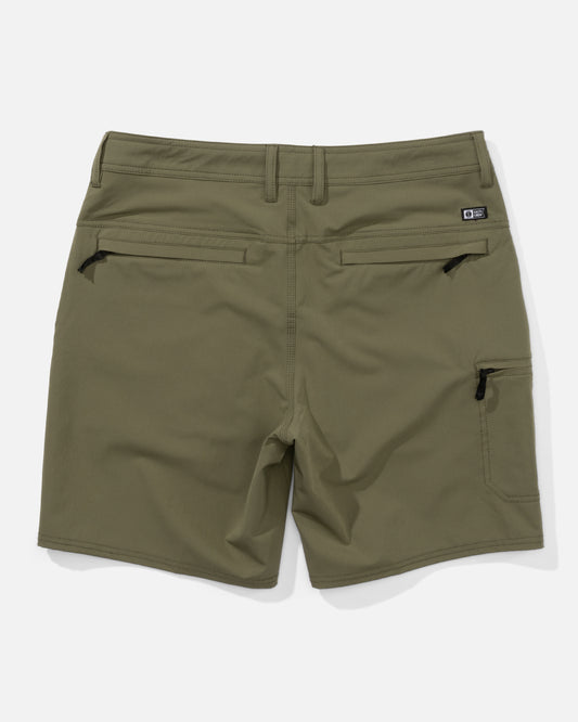 Transom Tech Short - Dusty Olive