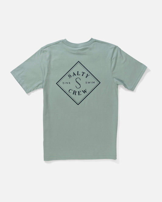 Salty crew T-SHIRTS S/S Tippet  S/S Tee Kids - Mackerel in MACKEREL
