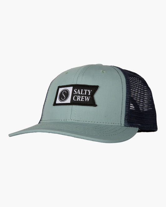 Salty Crew Boys - Pinnacle Boys Retro Trucker - Dusty Sage