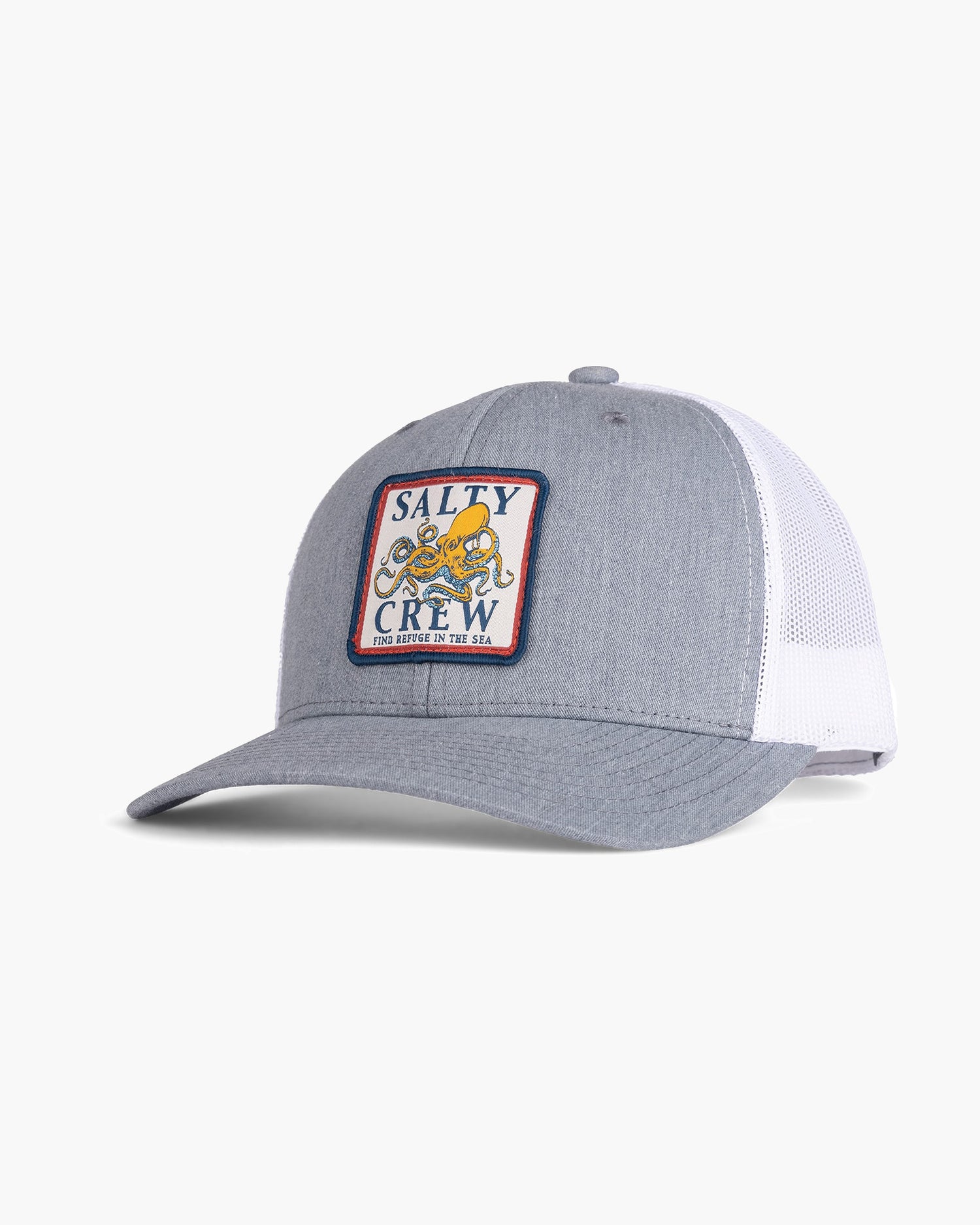 Salty Crew Men - Ink Slinger Retro Trucker - Heather Grey/White