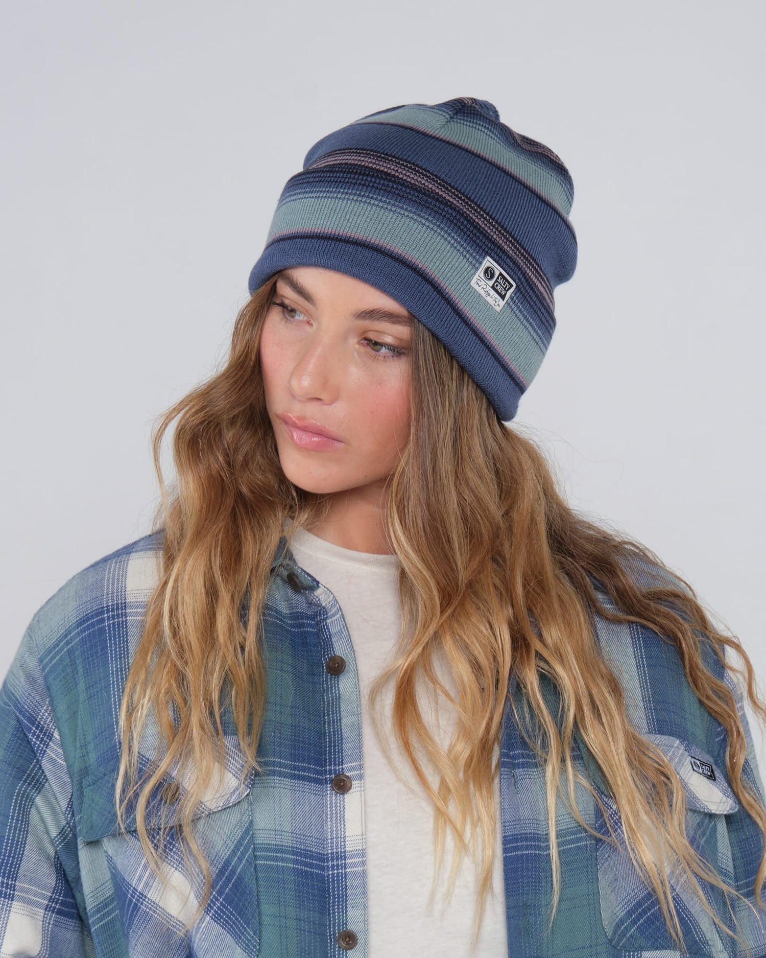 Salty Crew Womens - Frits Beanie - Blue Steel