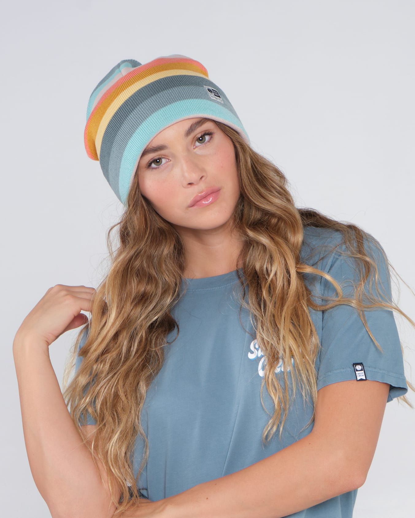 Salty Crew Womens - Frits Beanie - Hot Coral