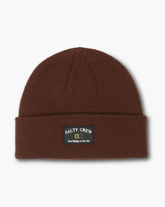 front view of Steadfast Burgundy Beanie