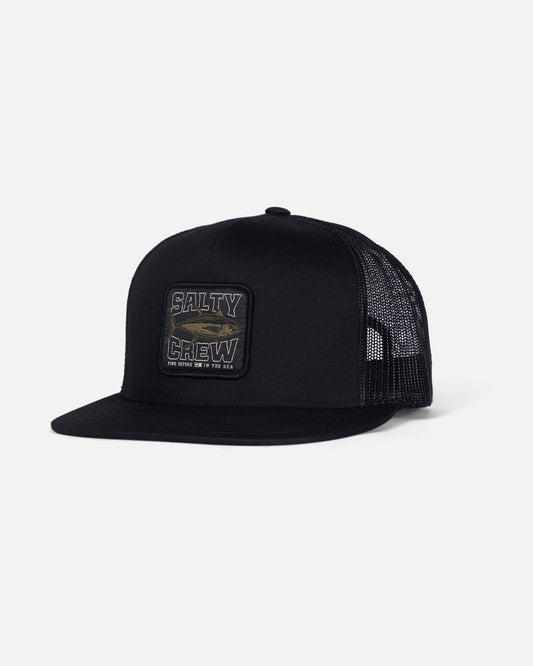 Salty crew HATS Big Game Trucker - Black in Black