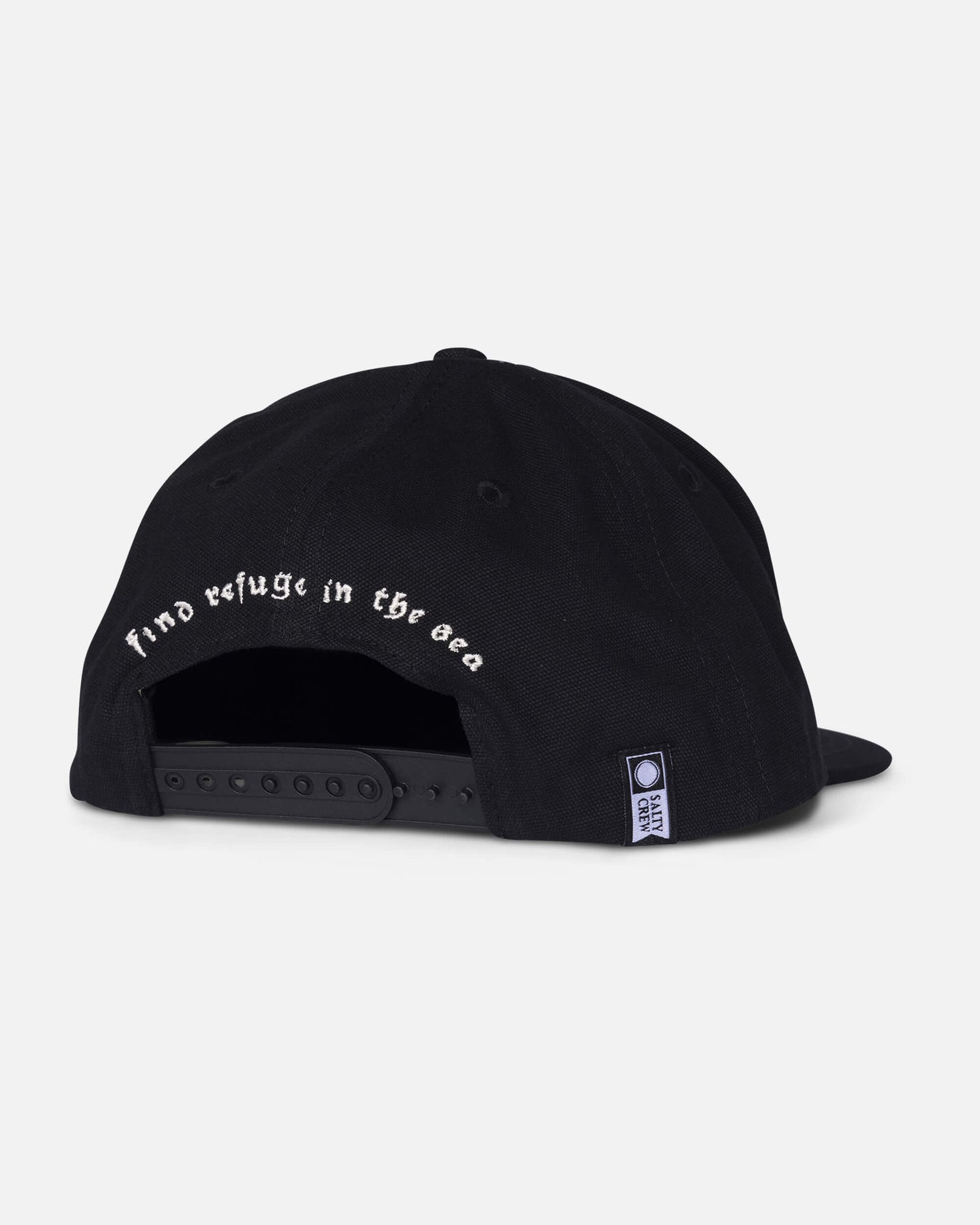 Salty crew HATS Hopper  5 Panel - Black in Black