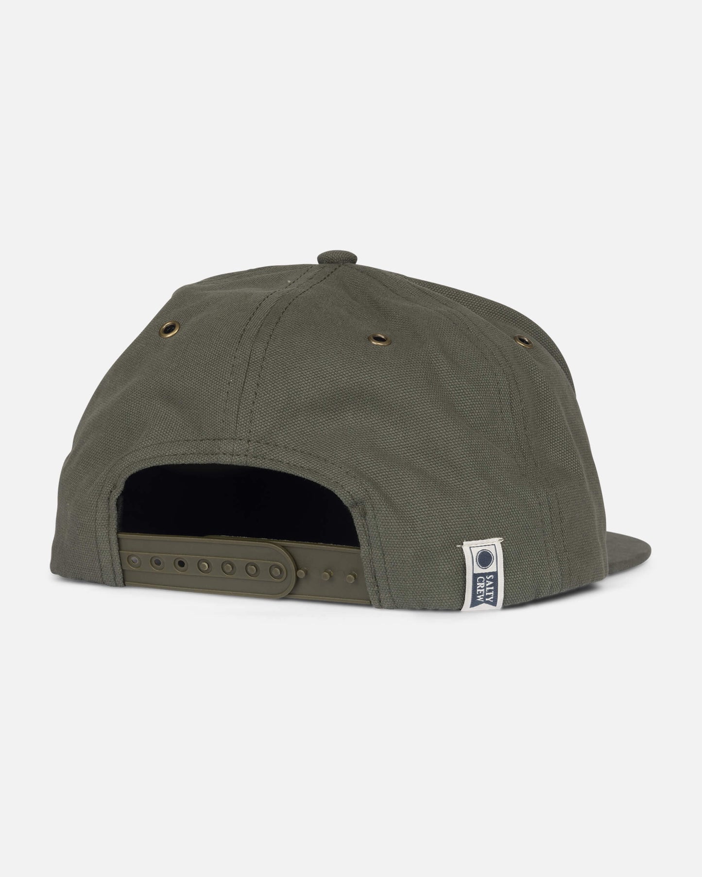 Salty crew HATS Splice 5 Panel - Olive in Olive