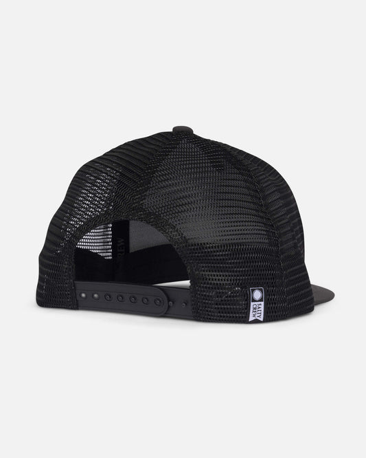 Salty crew HATS Marlin Diamond  Trucker Kids - Black in Black