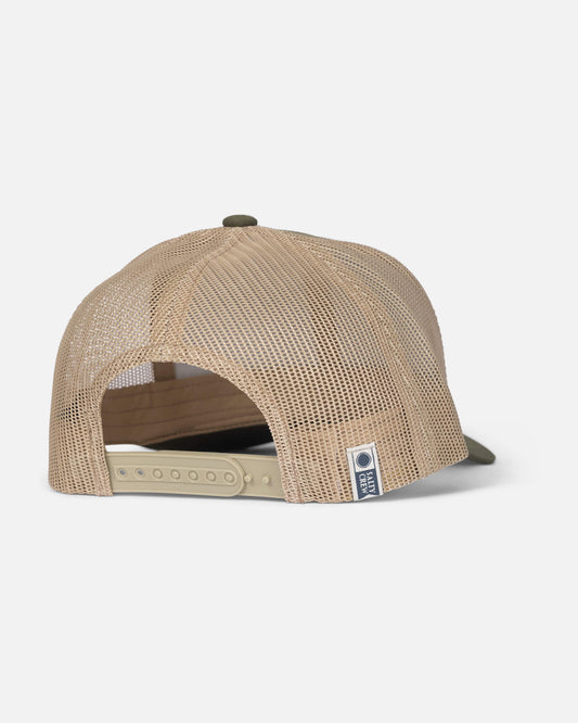 Salty crew HATS Ulua Retro Trucker - Moss/Khaki in MOSS/KHAKI