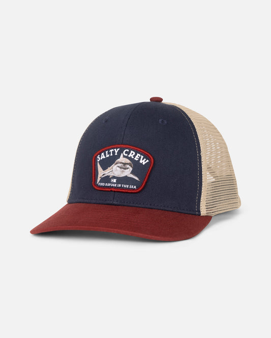 Lurking  Trucker Kids - Navy/Red