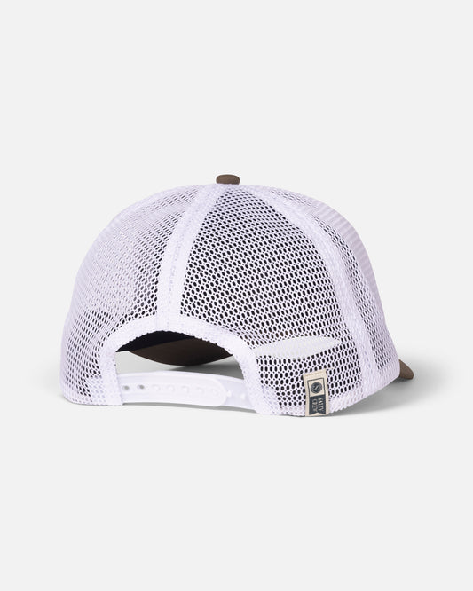 Stamped Trucker - Deep Ocean/Brown