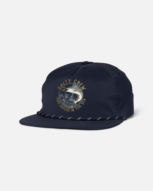 Bow Line Snapback - Navy