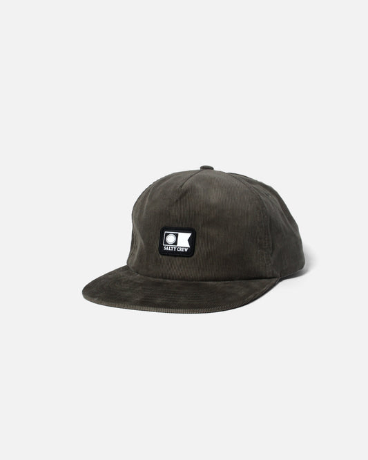 Flagship Cord Snapback - Dusty Olive