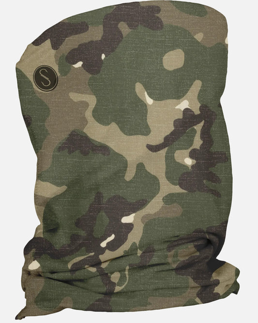 Apex Perforated Neck Gaiter - Green Camo