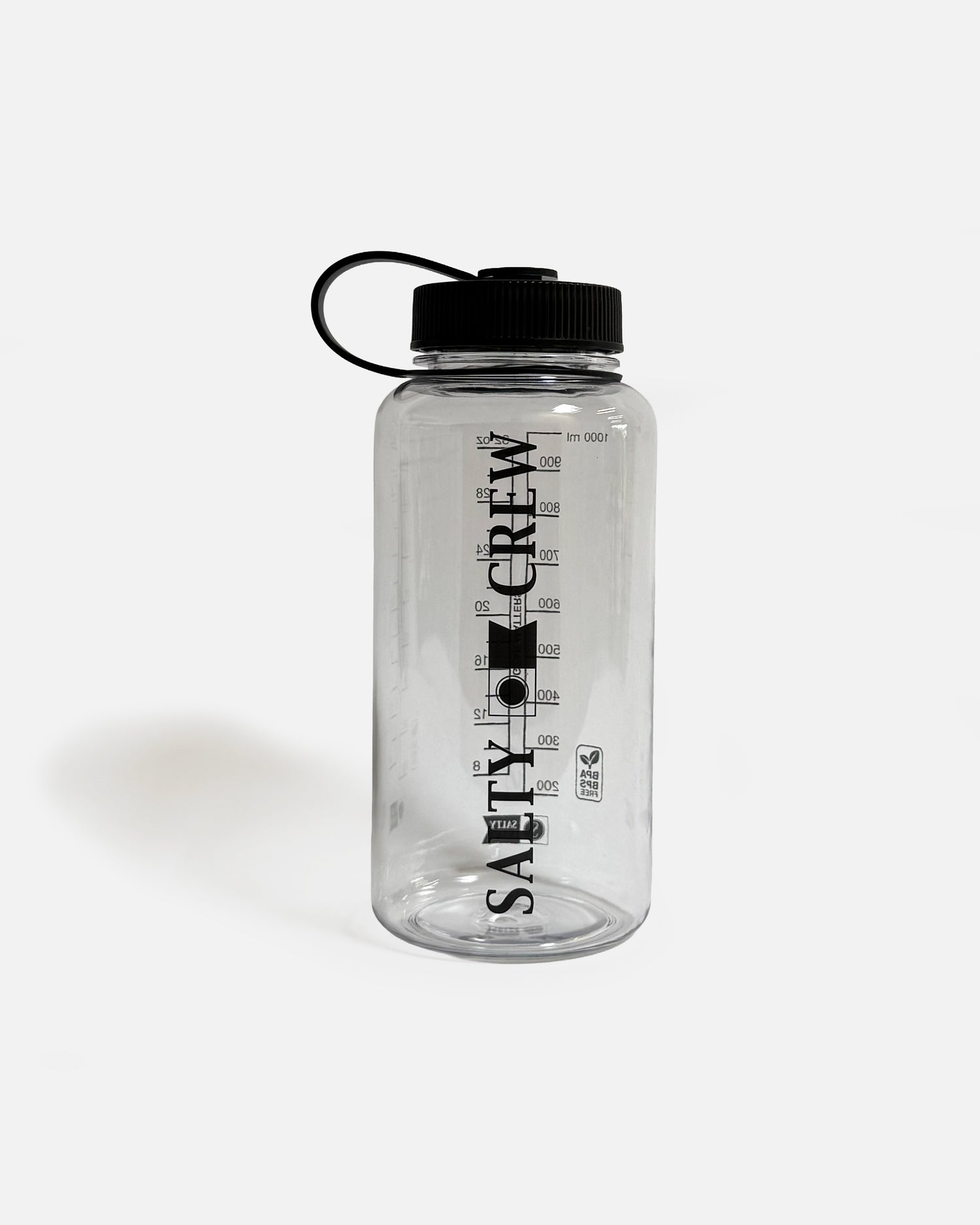 Wide Mouth Hydration Bottle - Clear Black