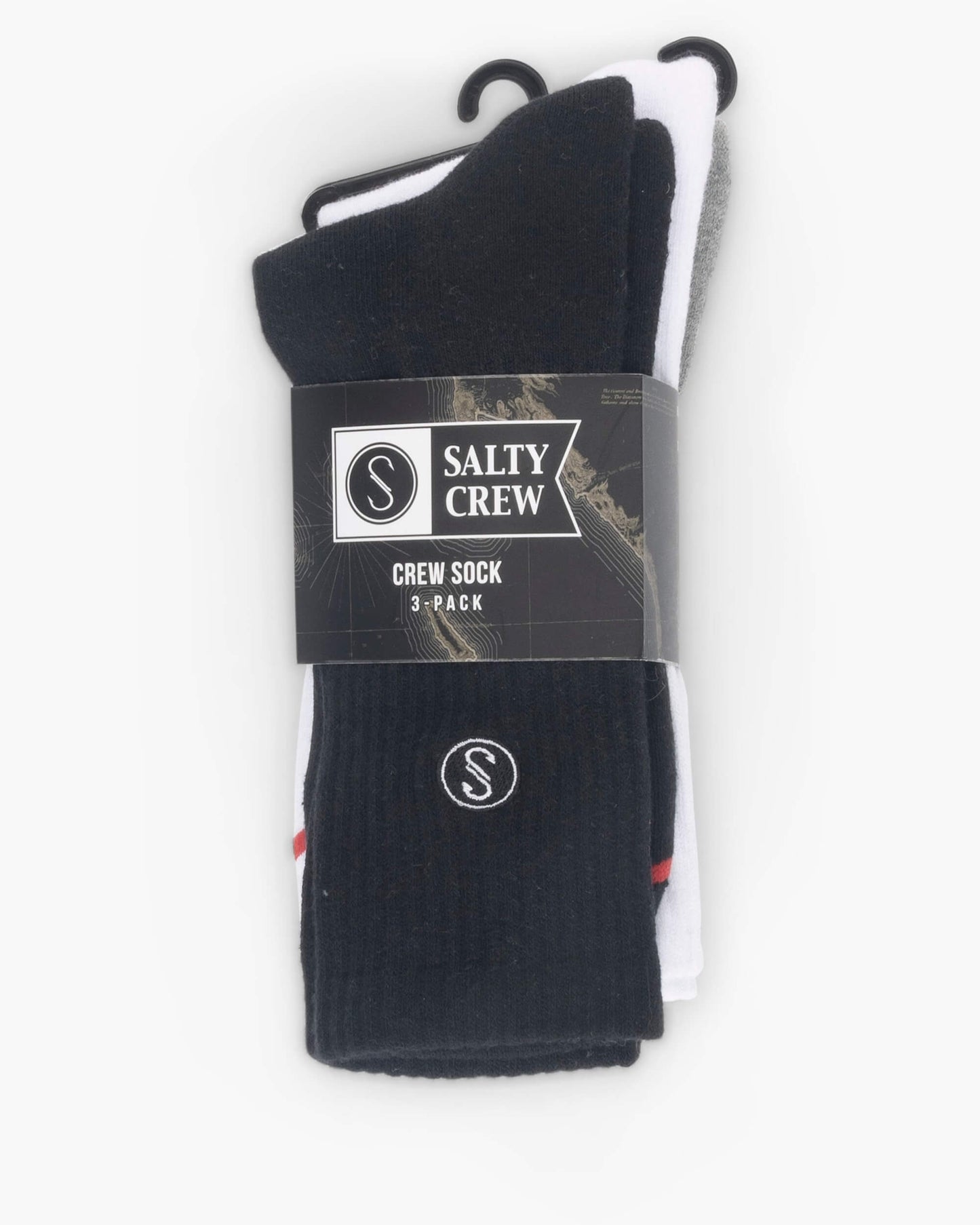 Salty Crew Men - Line Up 3 Sock Pack - Assorted