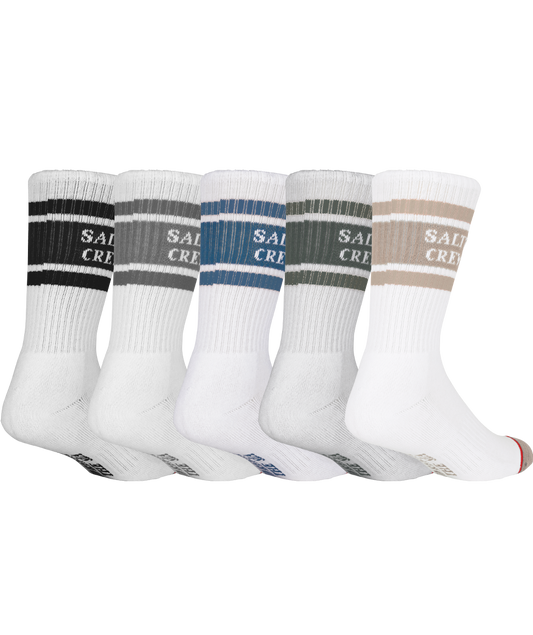 Beacons Sock 5 Pack - White