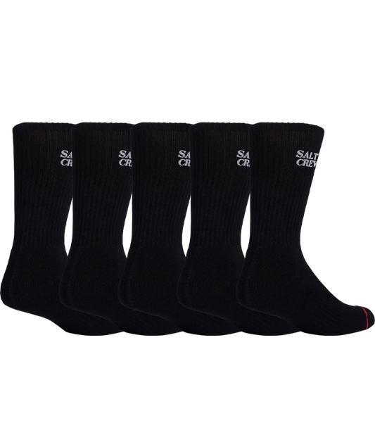Lighthouse Sock 5 Pack - Black