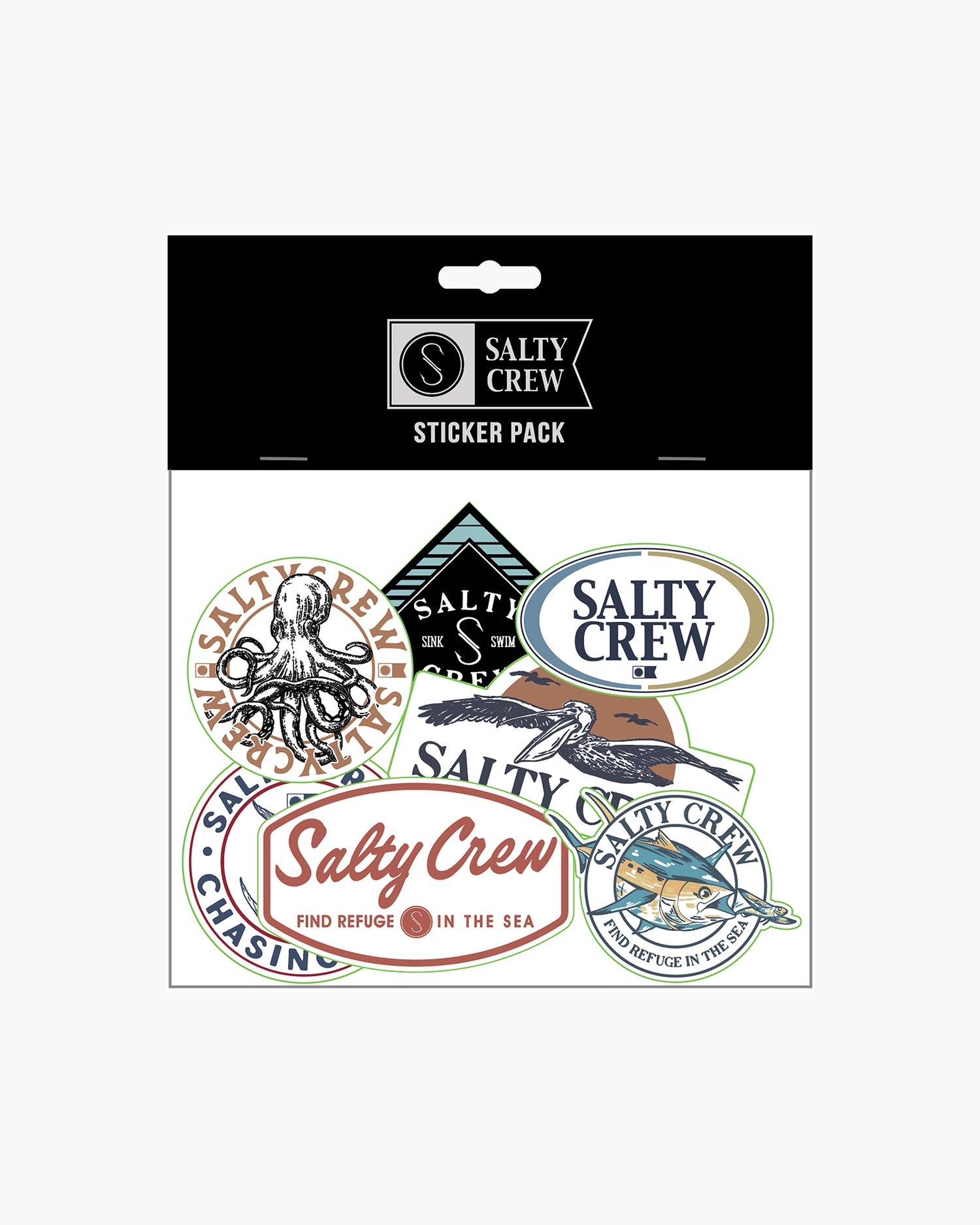 Salty Crew Men - S2 24 Graphic Sticker Pack - Assorted