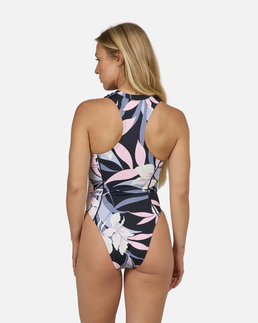 Bloomed Surf Suit - Black