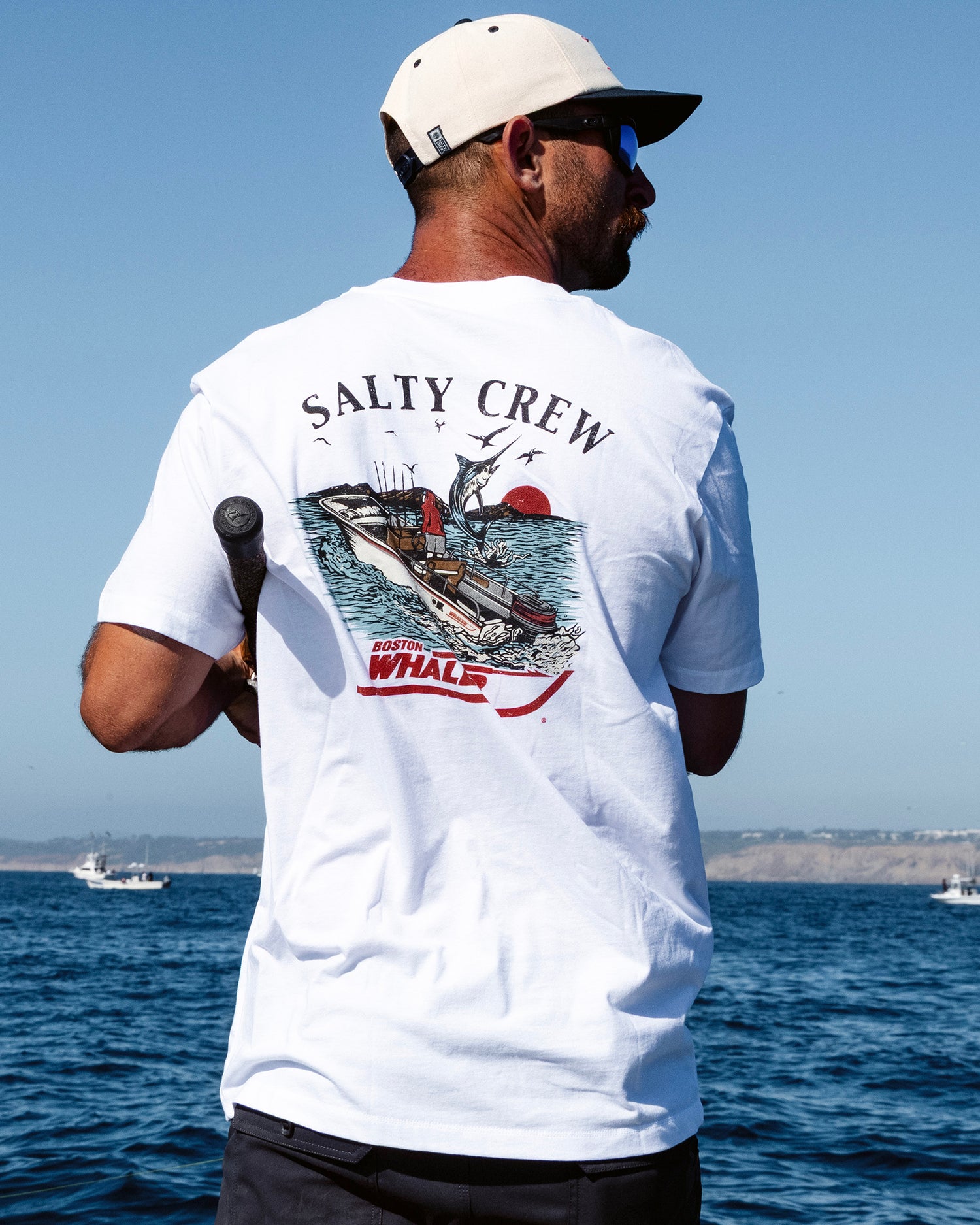 Whaler Chase Ss Tee - White
