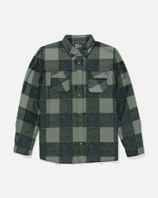 Daybreak Flannel - Green/Black