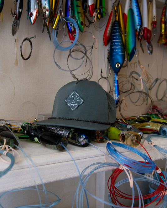 Long Range Snapback - Washed Green