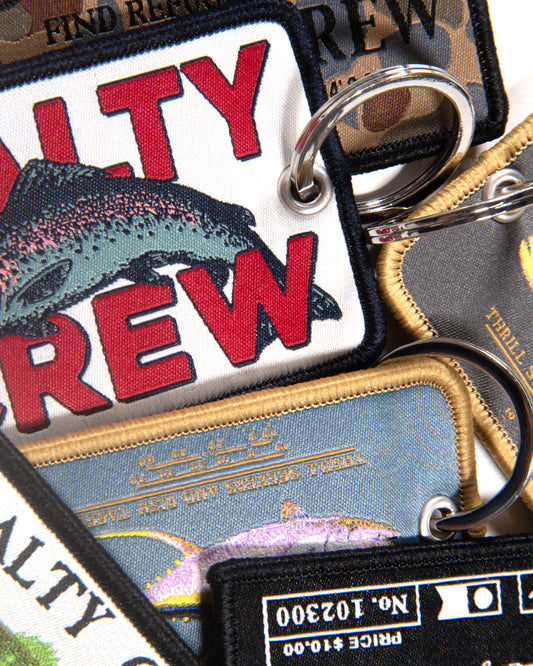 Patch Key Chain - Gold