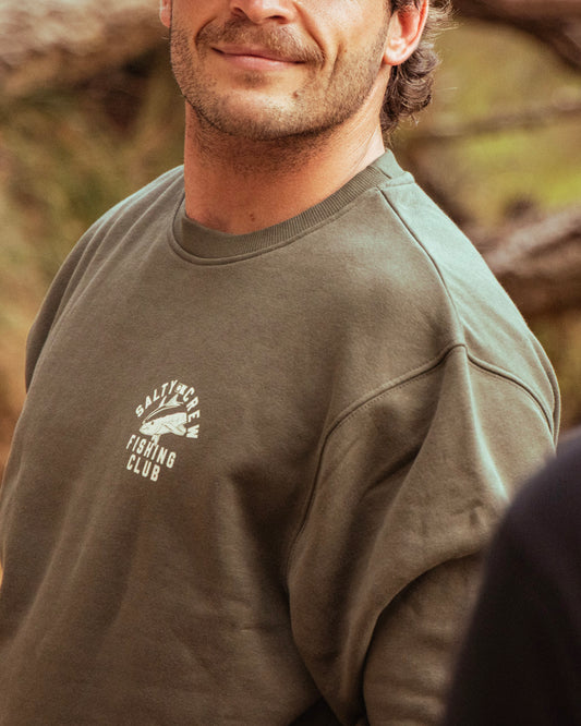Fishing Club Crew - Dusty Olive