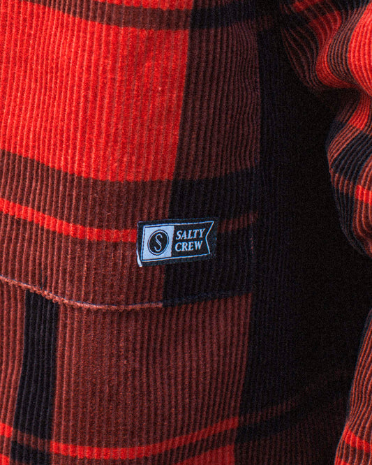 Crux Overshirt - Washed Red