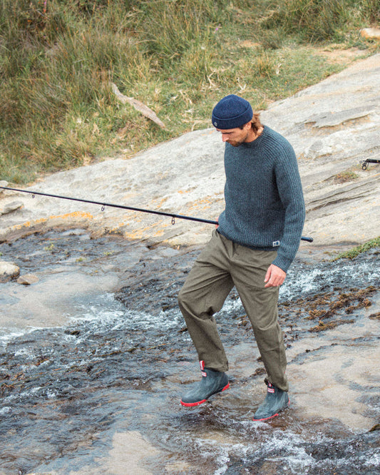 Harbor Fishermans Knit - Midnight Navy