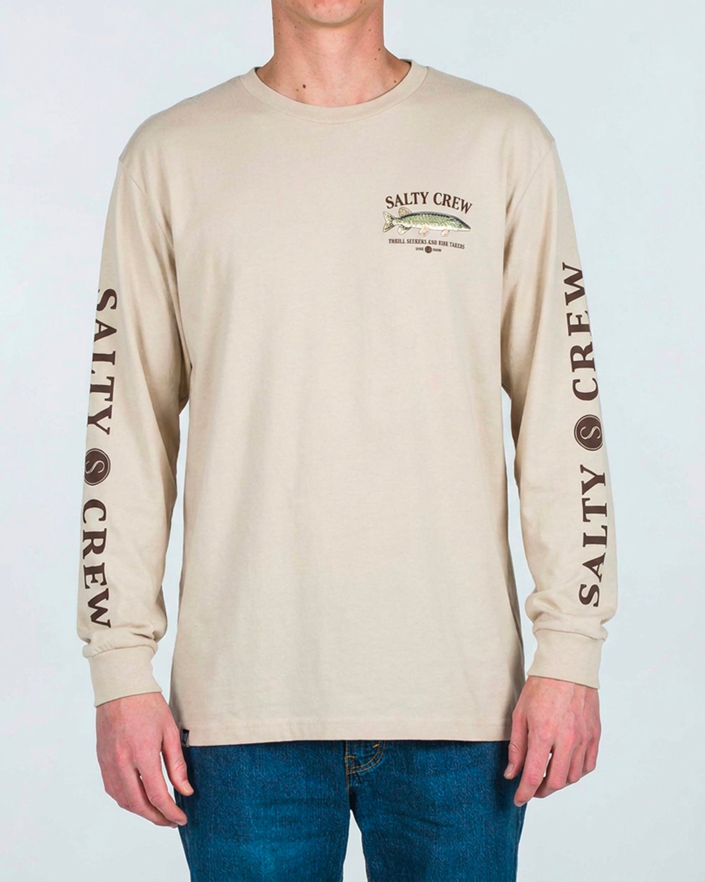 Euro Pike Premium L/S Tee - Moonbeam