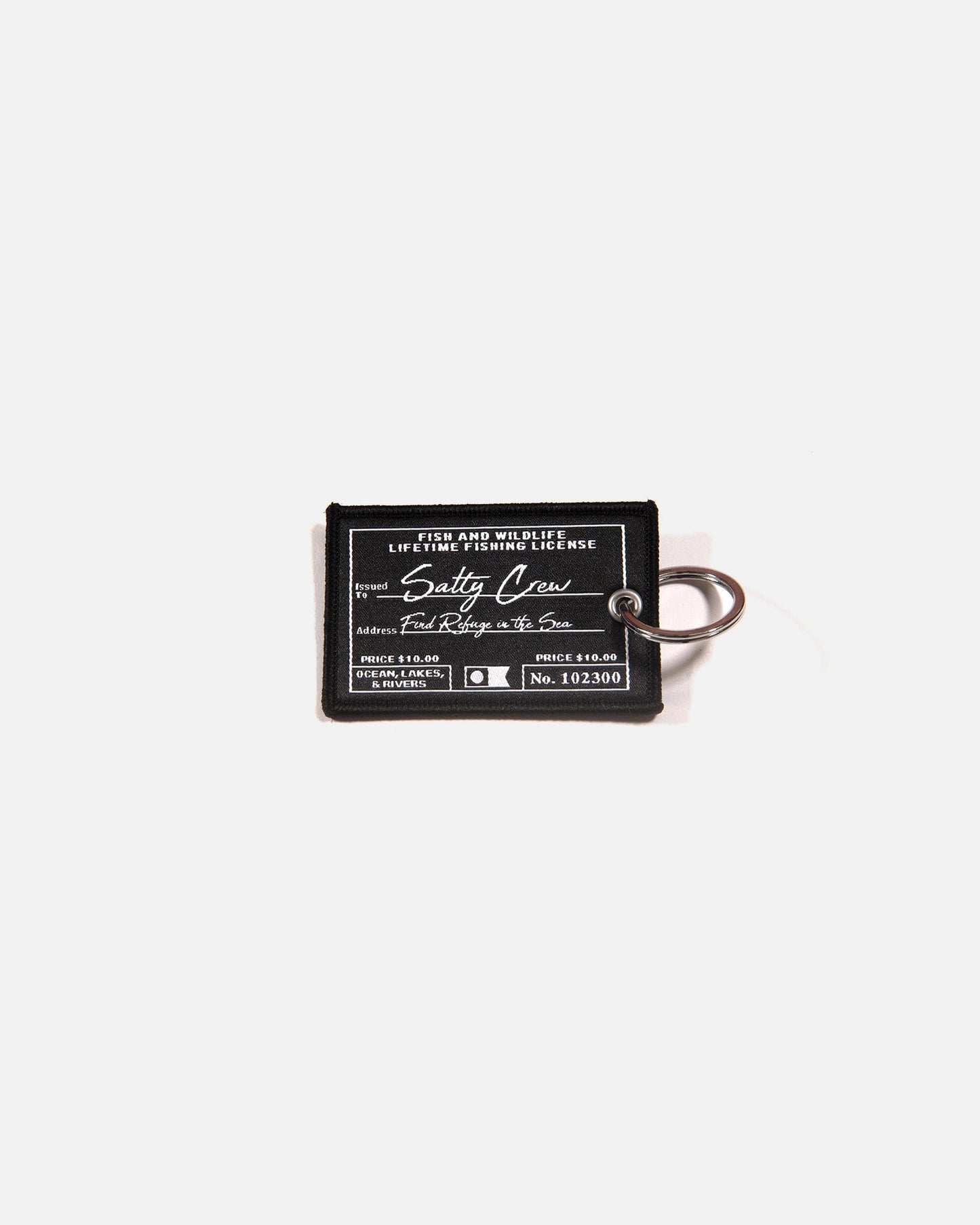 Patch Key Chain - Black