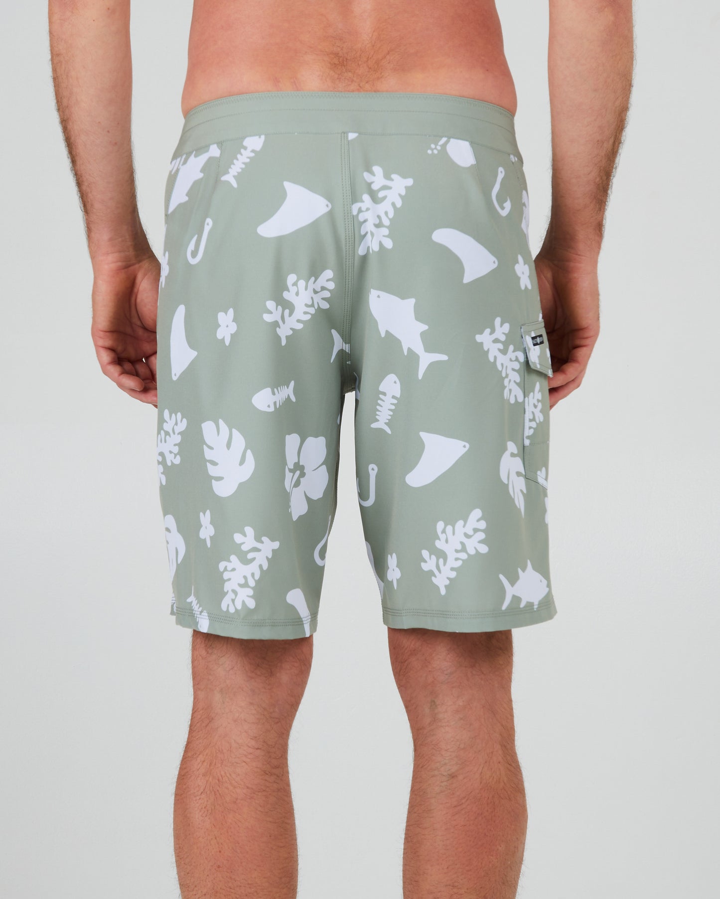 LOWTIDE BOARDSHORT - DUSTY SAG