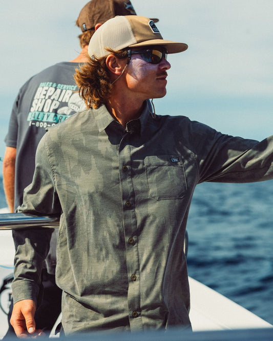 Drifter Ls Uv Button Up - Ranger