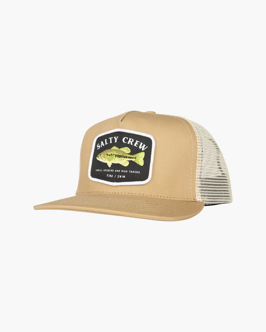 Front of the Bigmouth Dark Khaki Trucker