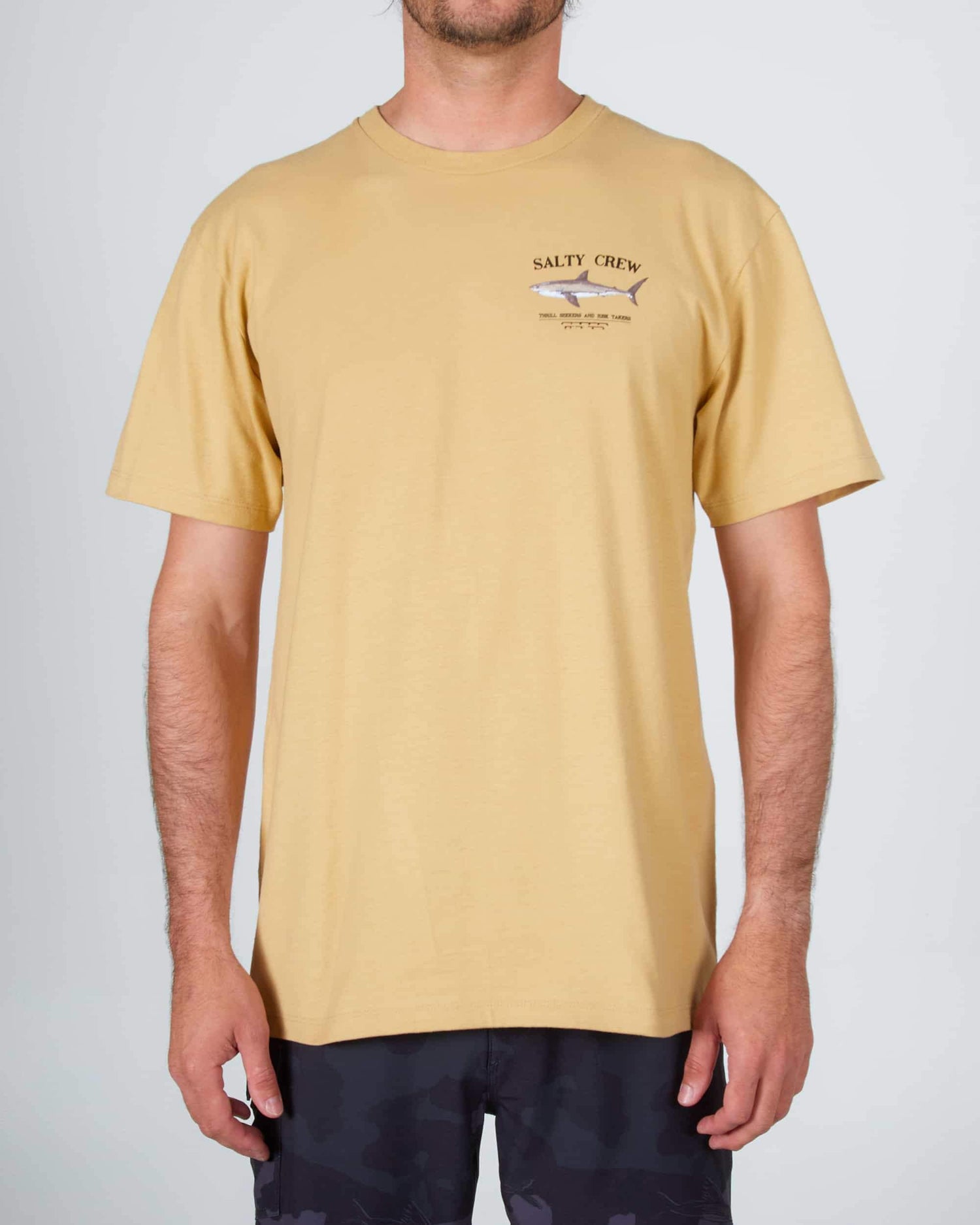 Salty Crew Men - Bruce Premium S/S Tee - Camel