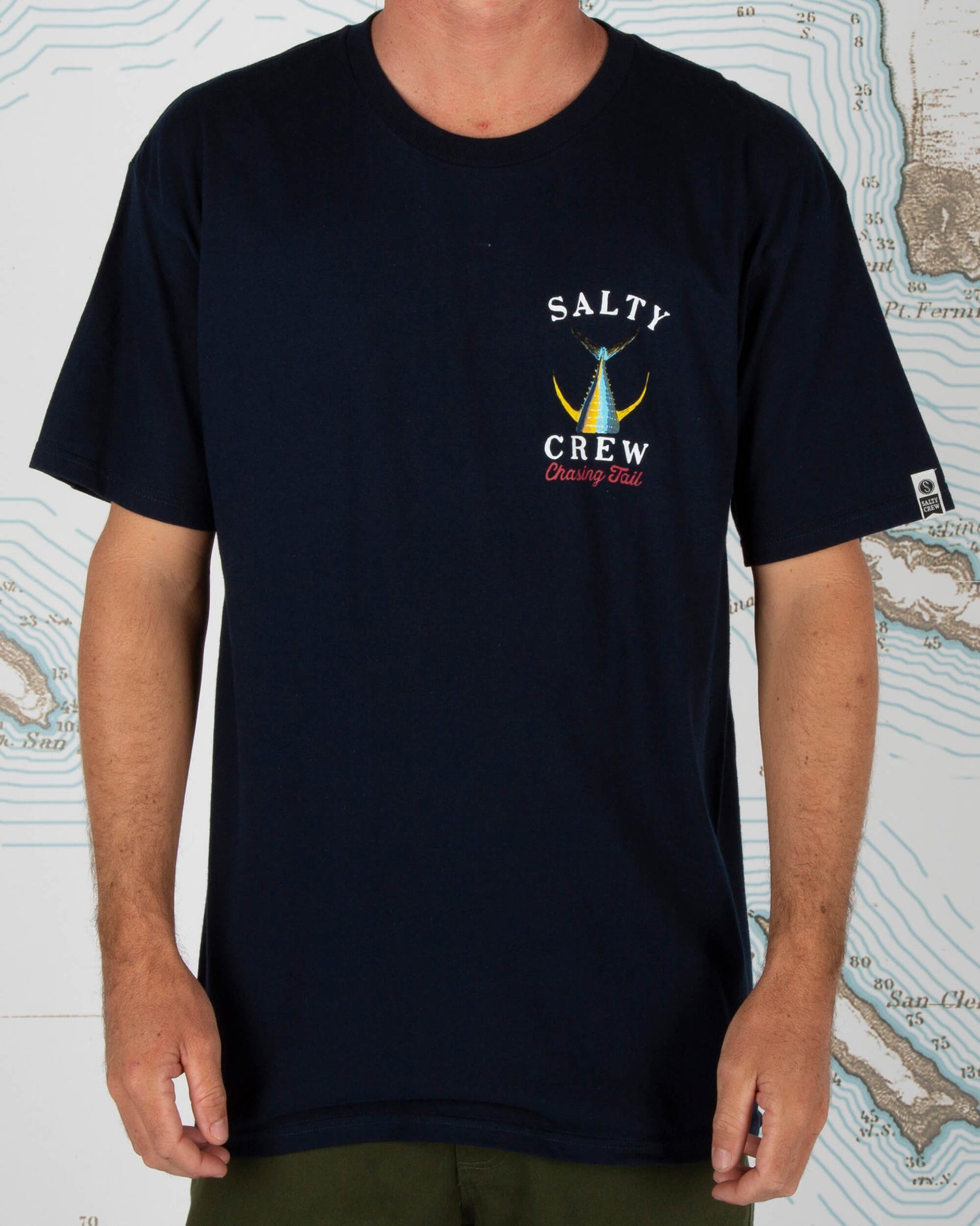 Salty crew Men's Tees Tailed Navy Standard S/S Tee in Navy