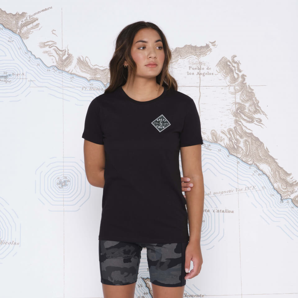 Salty Crew Women's Tees TIPPET DECOY CLASSIC TEE in Black