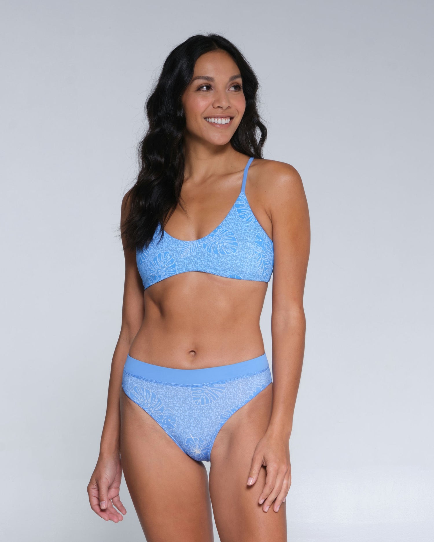 Salty crew SWIMWEAR TANDEM REVERSIBLE BIKINI TOP - Bahama Blue in Bahama Blue