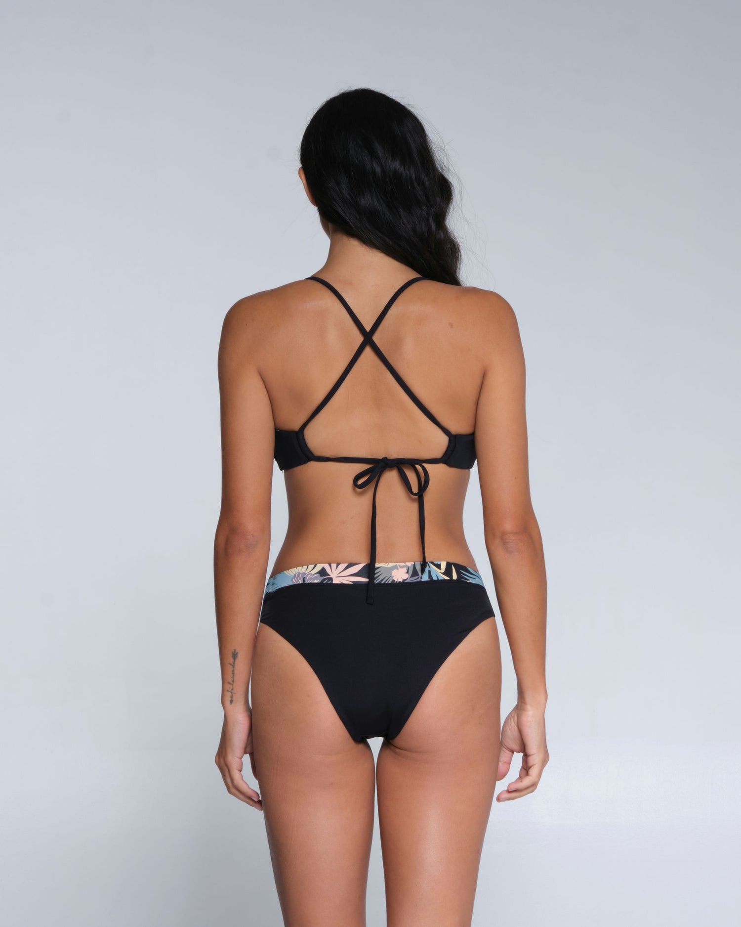 Salty crew SWIMWEAR TANDEM REVERSIBLE BIKINI TOP - Black in Black