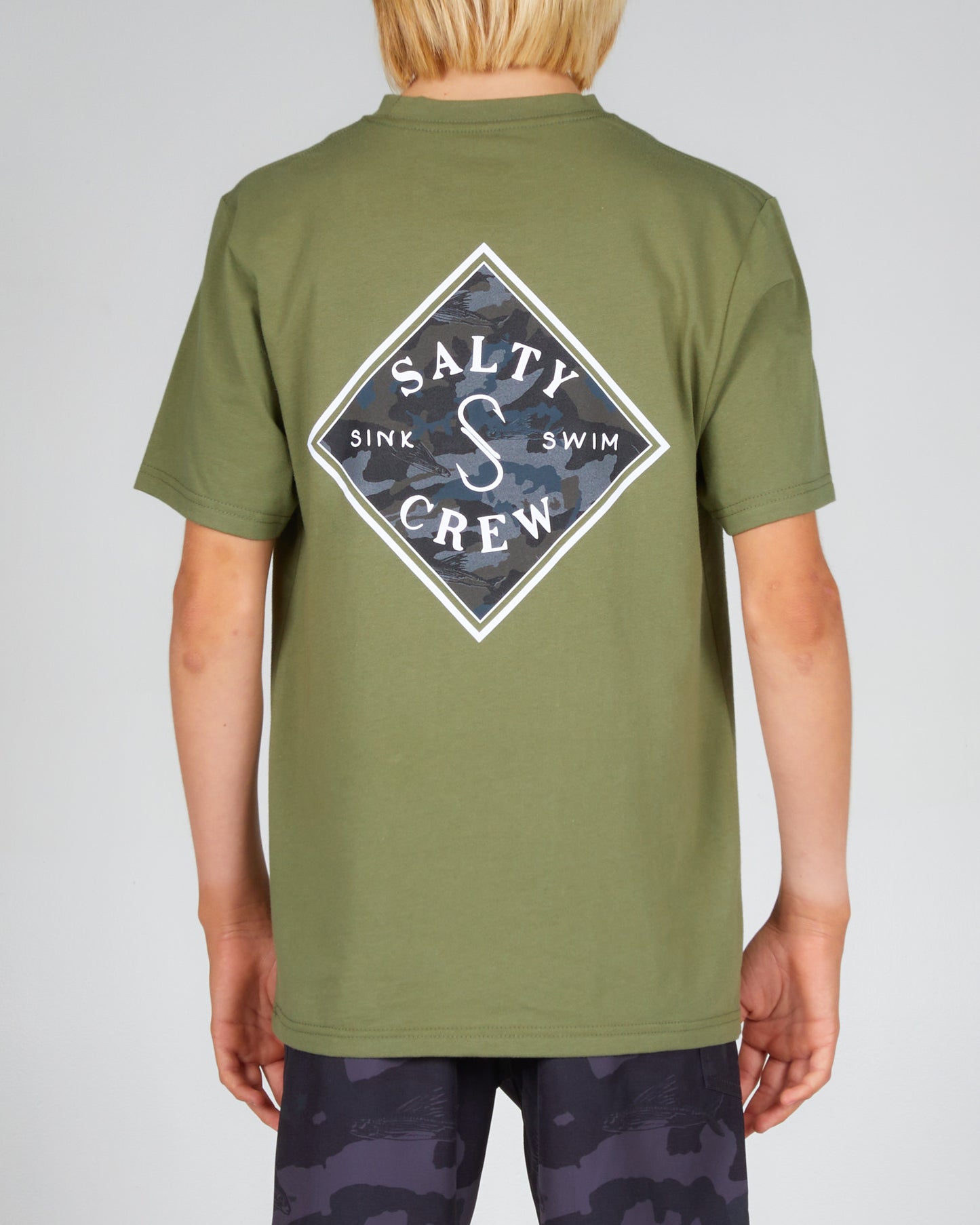 Tippet Lineup Boys S/S Tee - Sage